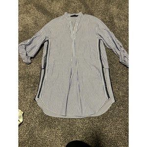 Zara woman‎ tunic shirt top small beach vacationE15
